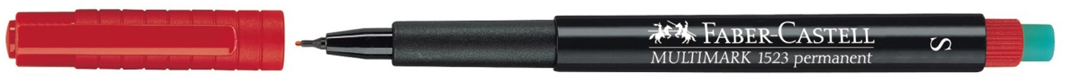 Faber-Castell Permanent Asetat Kalemi S Uç Kırmızı – 1 Adet