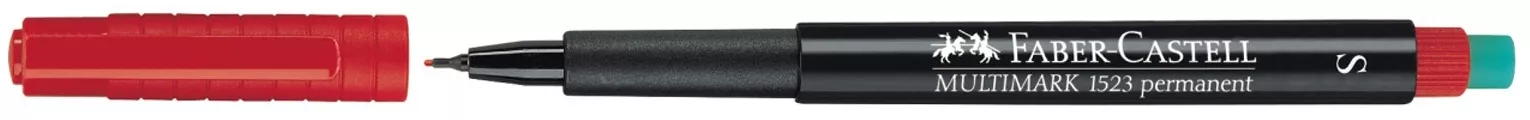 Faber-Castell Permanent Asetat Kalemi S Kırmızı